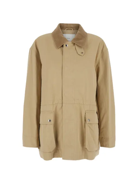 DUNST corduroy-collar jacket Neutrals UDJA6A101I2BEIGE