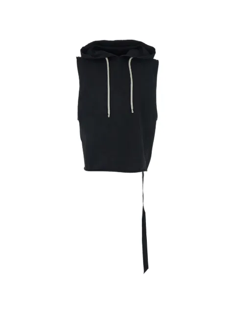 Rick Owens DRKSHDW hooded sleeveless top Black DU01F4165RIGP