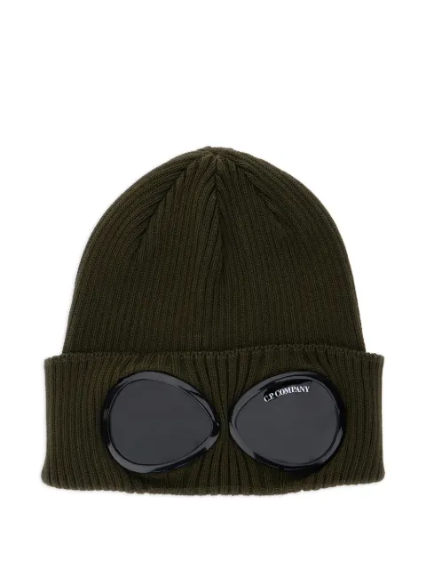 C.P. Company cotton Goggle beanie Green RSCMAC747A000727A683