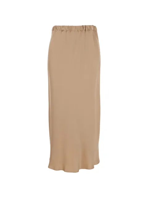 Antonelli ruched-waistband midi skirt Neutrals M9184Q355C105