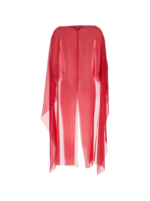 Antonelli ruffled scarf Red L0729Q261536