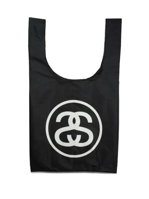 Stüssy logo ripstop shoulder bag Black 8095131631812NERO