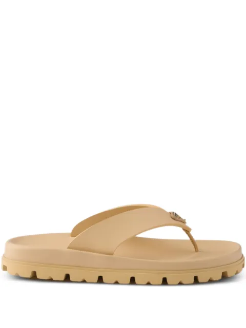 Prada rubber thong sandals Neutrals 1Y420NF0203LKK