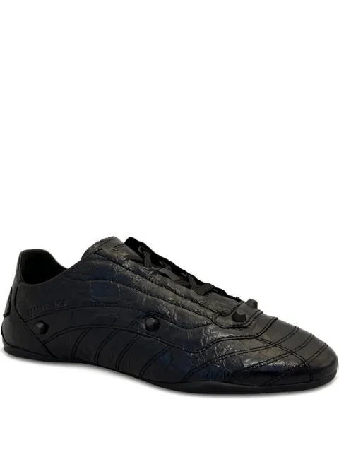 Balenciaga textured-leather sneakers Black 856694WZENC