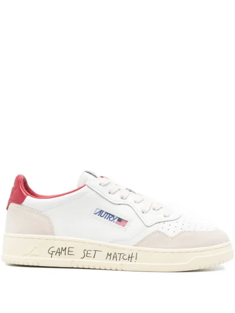 Autry Medalist low trainers White AULMMA10WHTRED