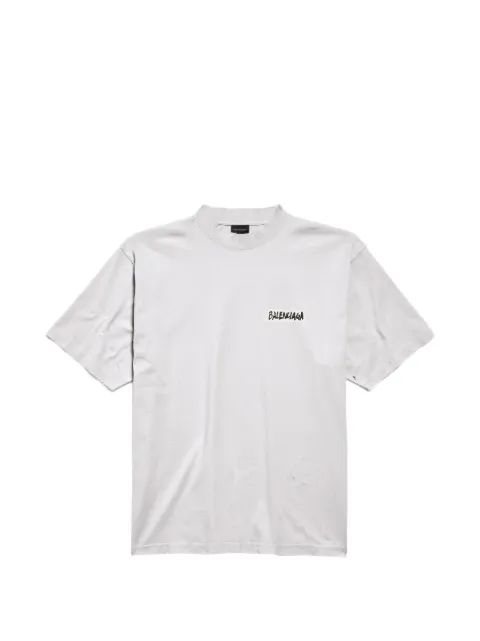 Balenciaga logo T-shirt Grey 764235TTVL6