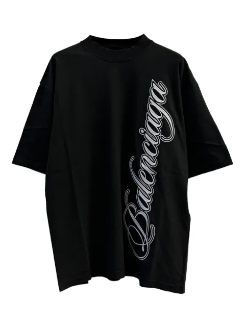 Balenciaga logo-detail T-shirt Black 764235TTVM7