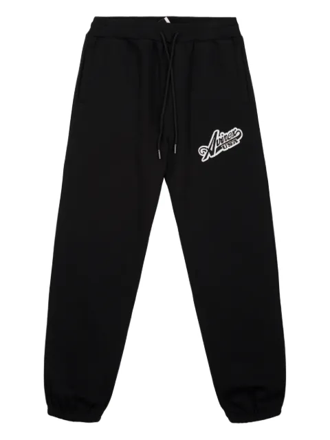 Avirex logo embroidered trousers Black 44AVF241B51001