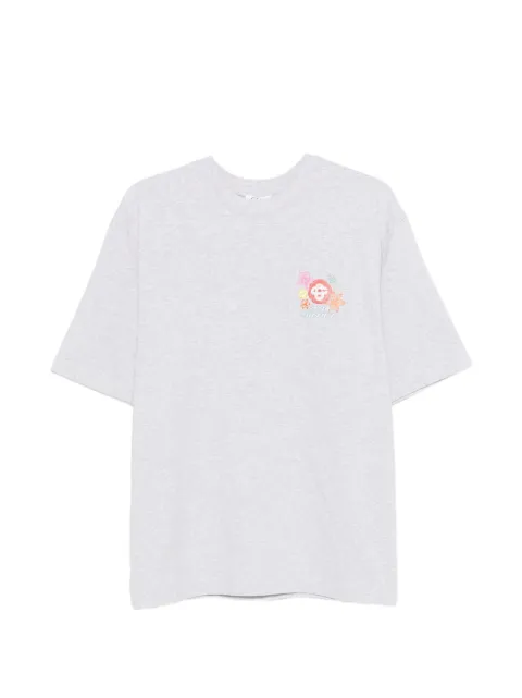 Casablanca crew-neck oversized T-shirt Grey MSS26JTS04412