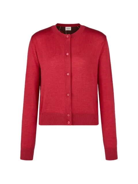 Tod's fine-knit cardigan Red X8WC1528960YJA