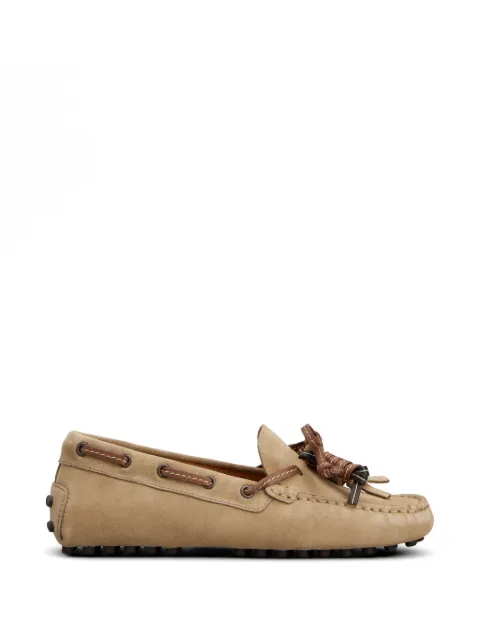 Tod's Gommino suede loafers Neutrals XXW22L0KG90UAW