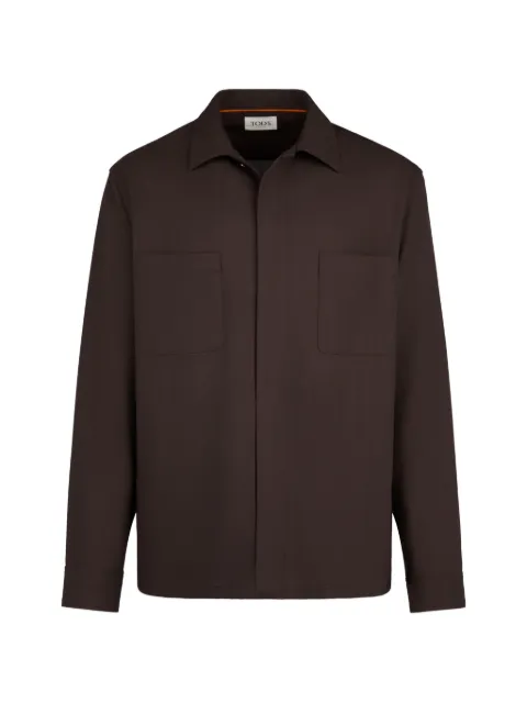 Tod's front-pocket tailored shirt Brown X6MA1526270YEA