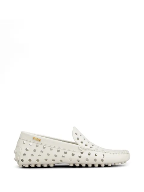 Tod's cutout leather loafers White XXW22L0KK00AKT