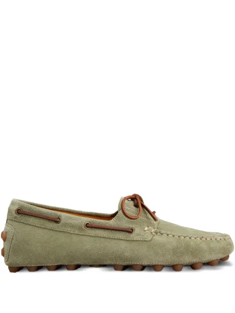 Tod's lace-up boat shoes Green XXM52K05300RE0