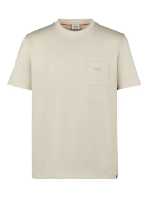 Tod's chest-pocket T-shirt Neutrals X5MB3515600XJQ