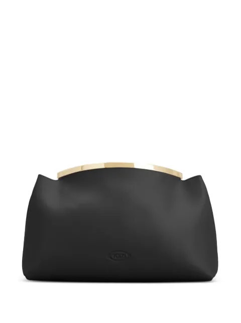 Tod's leather clutch bag Black XAWCRNY2400ROR