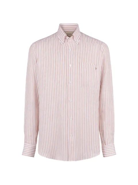 Tod's striped buttoned shirt Pink X6MA1526010YFE