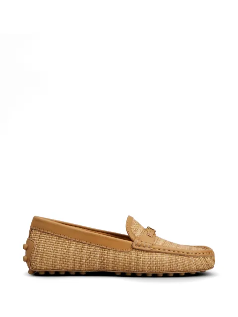 Tod's logo-detail loafers Brown XXW22L0KG60V8D