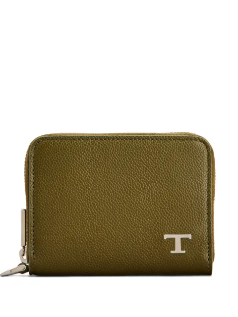 Tod's logo-plaque coin purse Green XAMTIMUG201UGA