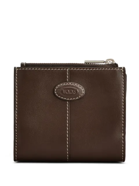 Tod's logo-patch wallet Brown XAMDBSEE200ROR