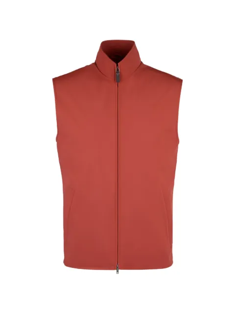 Tod's zip-fastening lightweight vest Red X1M10521460WFT