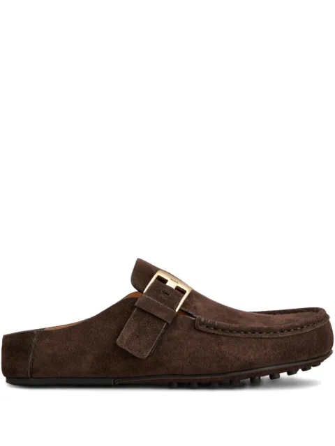 Tod's buckle-detail mules Brown XXW58L0JZ00RE0