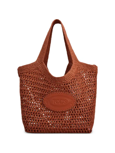 Tod's logo-detail tote bag Orange XBWEBLA0300RGM