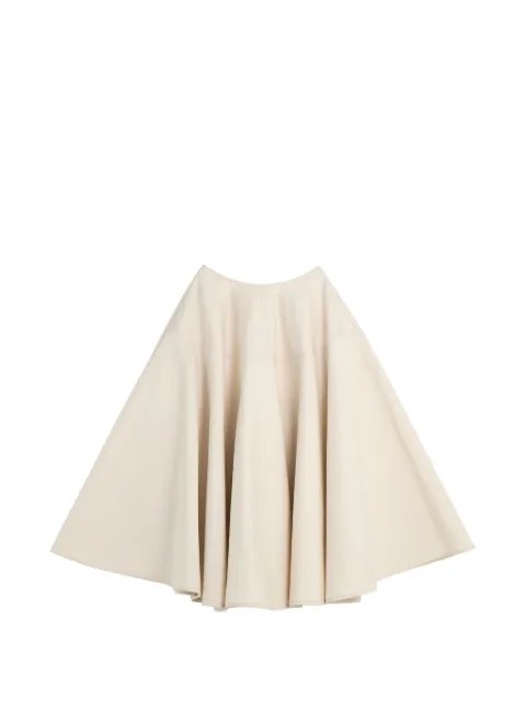 Tod's A-line panelled midi skirt Neutrals X4W92525050XKP