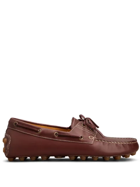 Tod's leather boat shoes Brown XXM52K05300NHV