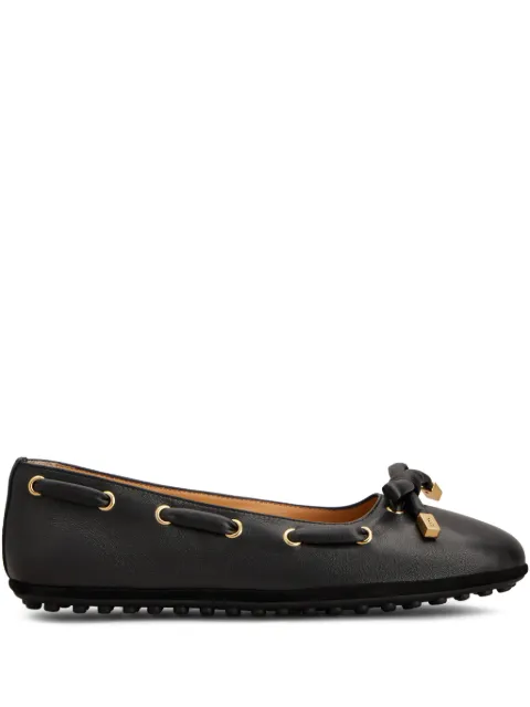 Tod's bow-detail ballet flats Black XXW04M0KC40SWZ