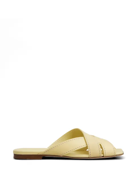 Tod's crossover-strap sandals Yellow XXW99L0JY50V1S