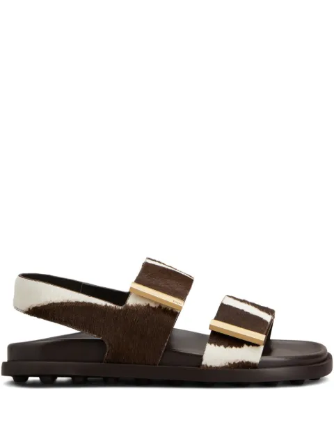 Tod's strap-detail sandals Brown XXW68K0JE60XPZ
