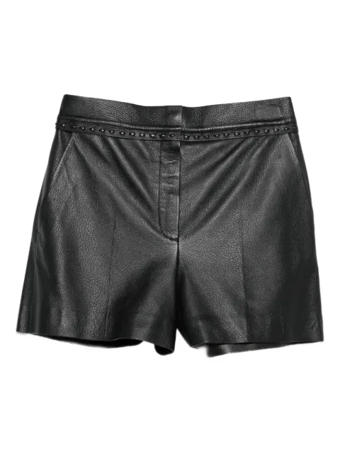 FENDI leather shorts Black FPP813ARTZ