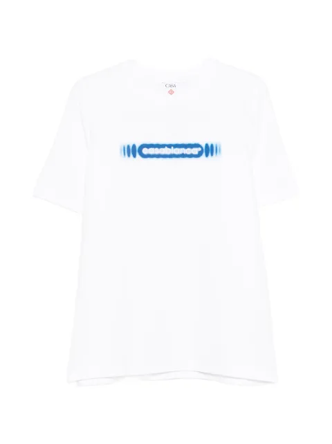 Casablanca radiating-logo T-shirt White MSS26JTS001