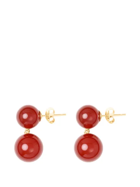 Lié Studio The Hannah earrings Gold 1036REDCARNELIAN
