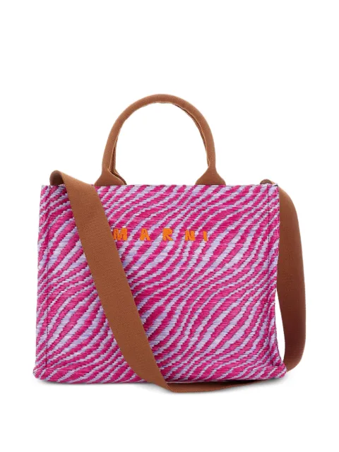 Marni double-handle tote bag Pink SHMP0077U7P984100C66