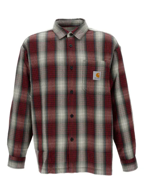 Carhartt WIP patch-pocket oversized shirt Red I0359543I2XX