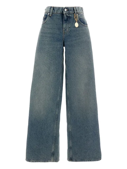 Stella McCartney aged wash wide-leg jeans Blue 6D04283SQH51