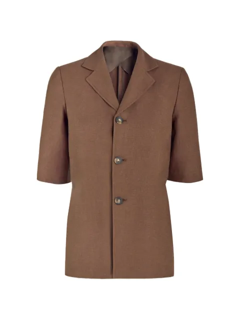 Tod's buttoned short-sleeve jacket Brown X2W74523090YAW