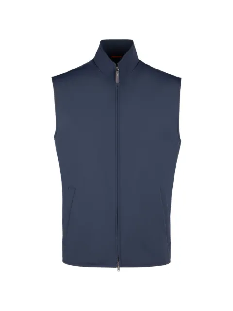 Tod's zip-fastening light vest Blue X1M10521460WFT