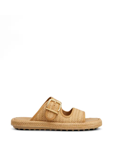 Tod's buckle-strap sandals Neutrals XXW70L0KG50V8D