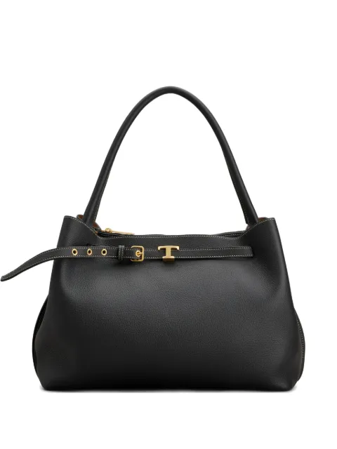 Tod's small T Timeless buckle tote bag Black XBWTIMJ0200WKA