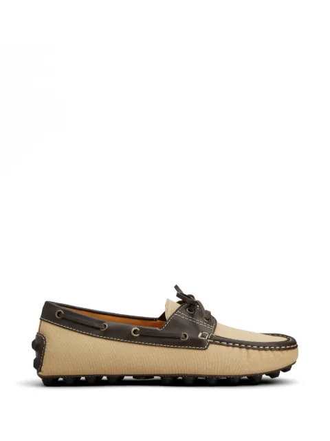 Tod's Gommino lace-up fastening boat shoes Neutrals XXM52K0KJ70VAY