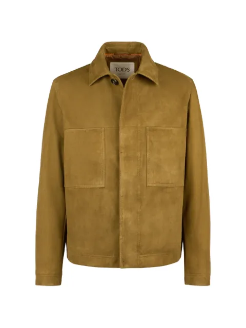 Tod's Pashmy chest-pockets buttoned jacket Green X1M12520220XZU