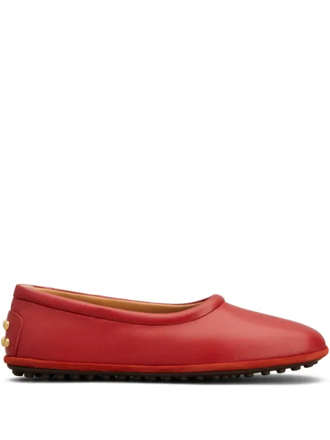 Tod's studded-detail ballet flats Red XXW04M0KC50SWZ