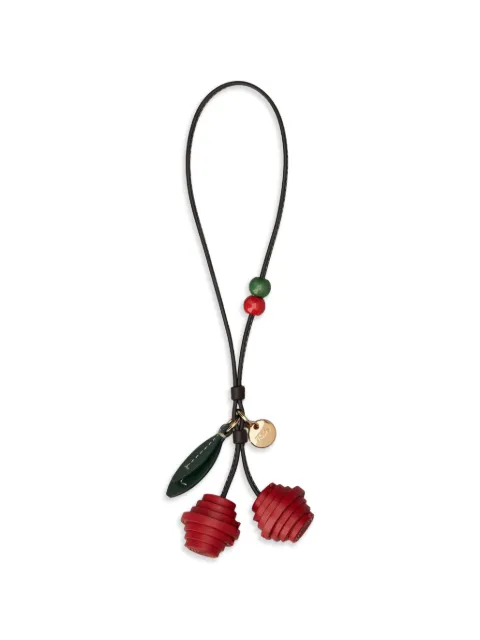Tod's cherry-charm keyring Red XAWFRUXI100RRR