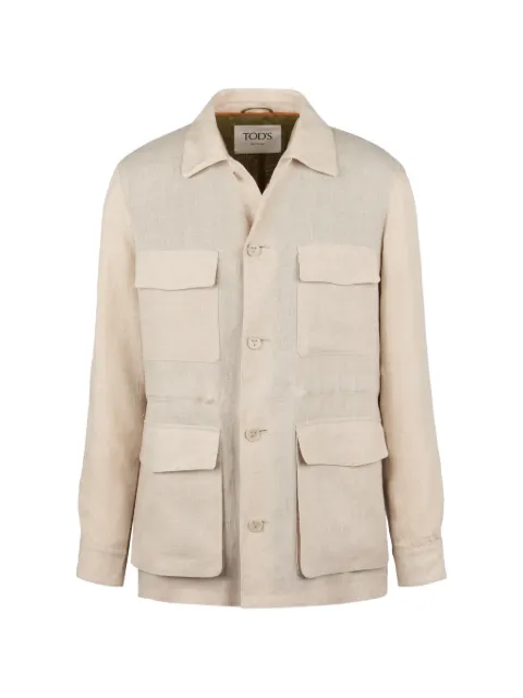 Tod's multiple-pocket field jacket Neutrals X1M06520840WEQ