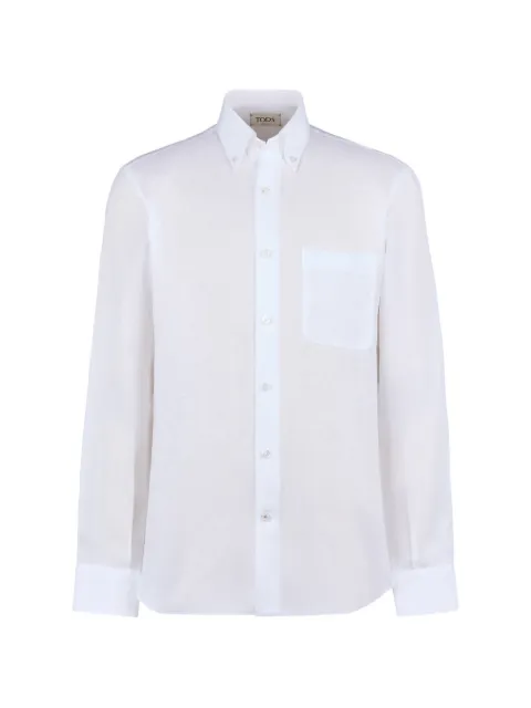 Tod's chest-pocket shirt White X6MA1526010WEQ