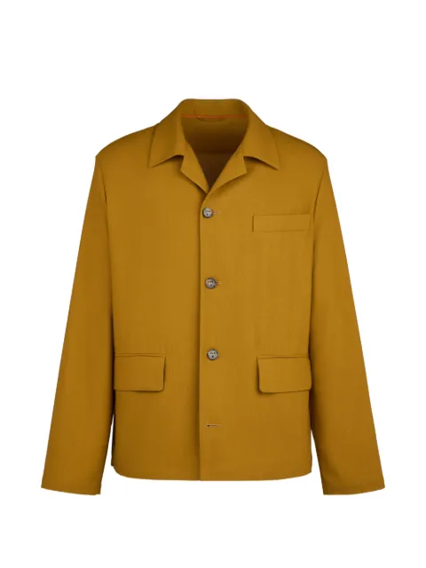 Tod's flap-pocket buttoned overshirt Yellow X1M13520970YEA