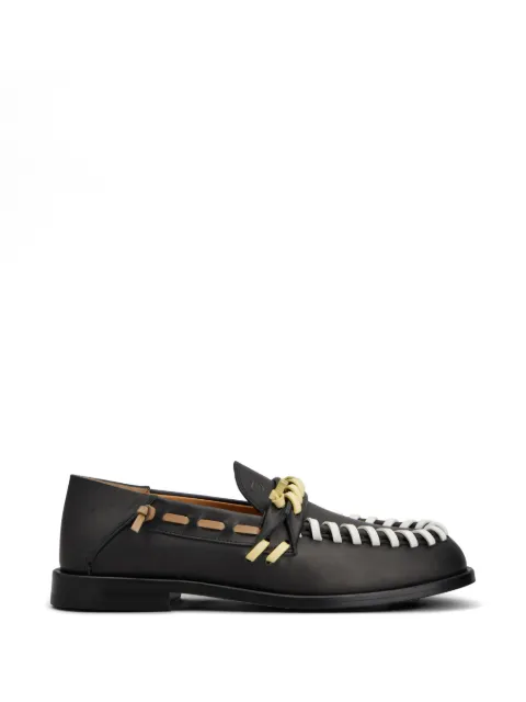 Tod's braided leather loafers Black XXW07M0KJ10N6M